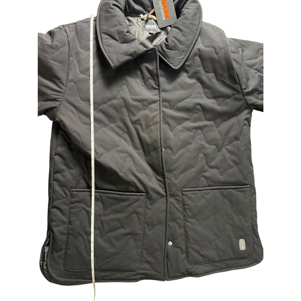 BASS OUTDOOR Women's Quilted Long-Sleeve Jacket BLACK NWT SIZE M - Picture 11 of 11